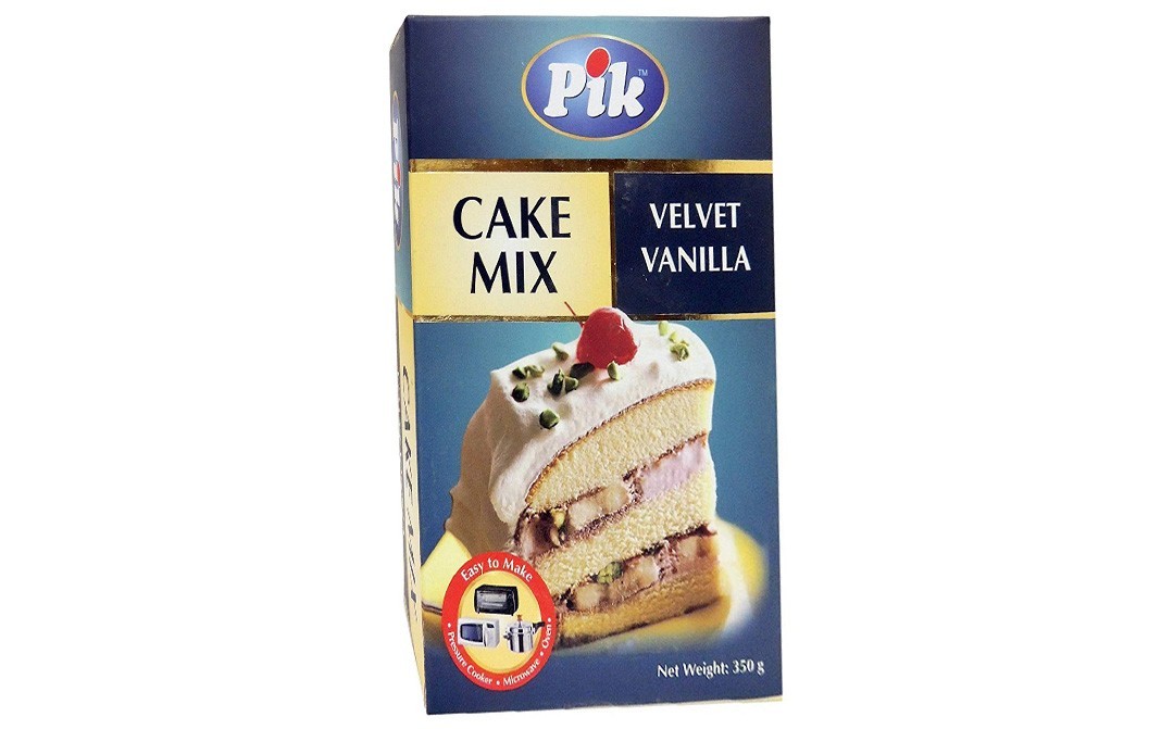 Pik Cake Mix Velvet Vanilla    Box  350 grams